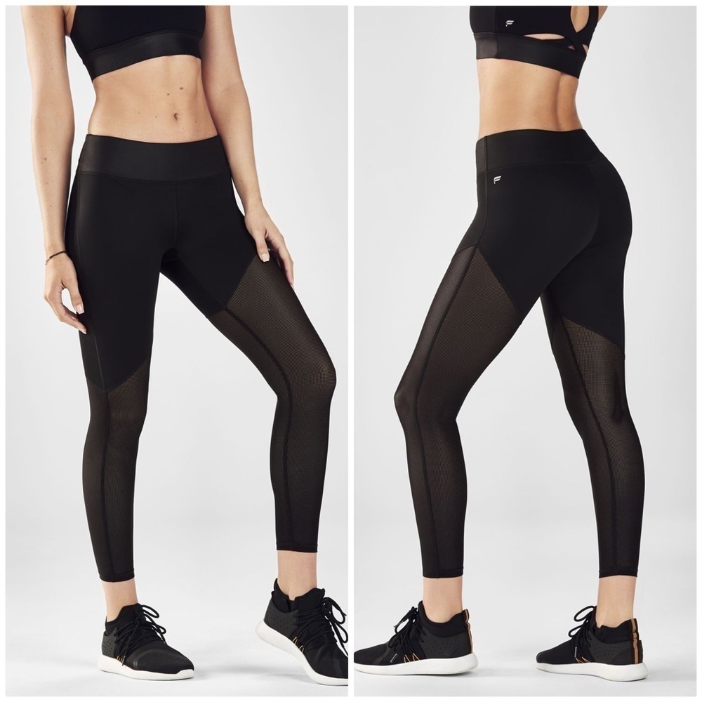 FABLETICS Black Mesh Leggings